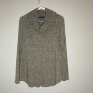 Apt.‎ 9 Cowl Neck Sweater Long Sleeve Knit Casual Comfy Womens Size Medium